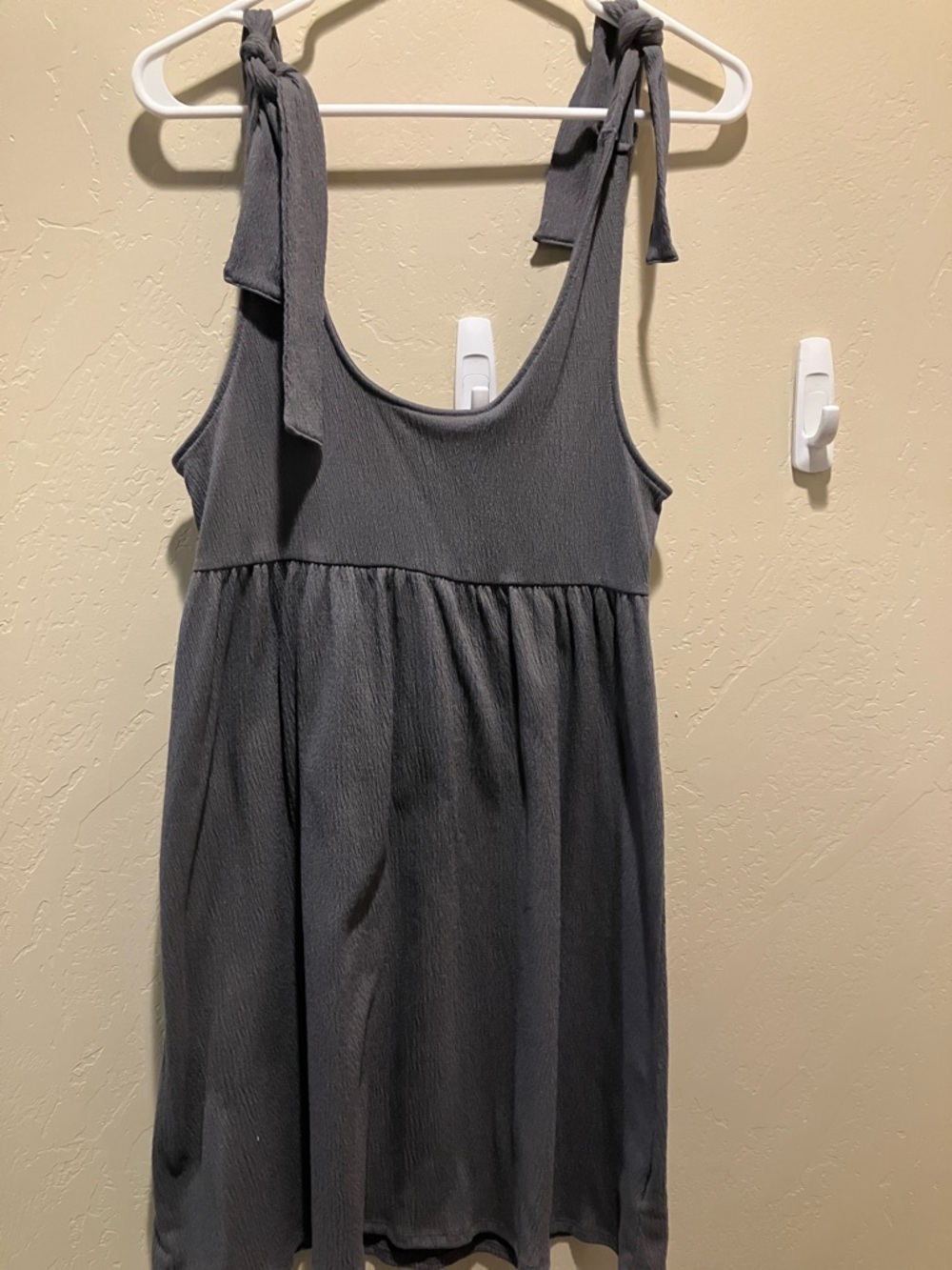 EUC wild fable Gray Textured Knit Dress Size M
